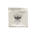 White coffee package with 'The Flying Coffee Company' branding on a white background