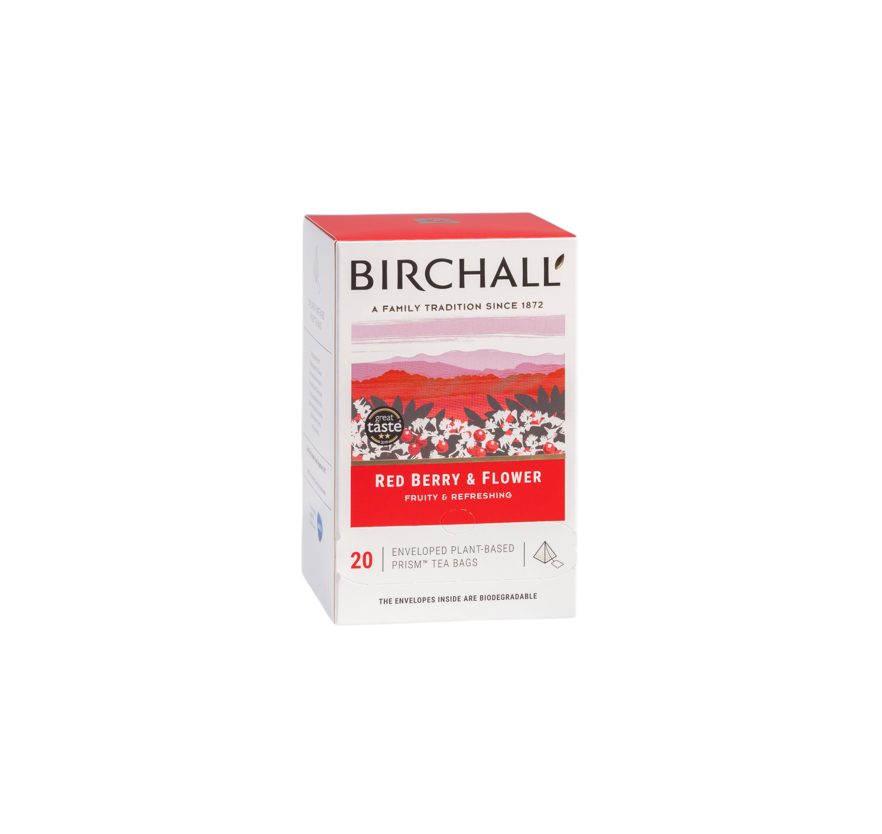 Birchall Red Berry and Flower